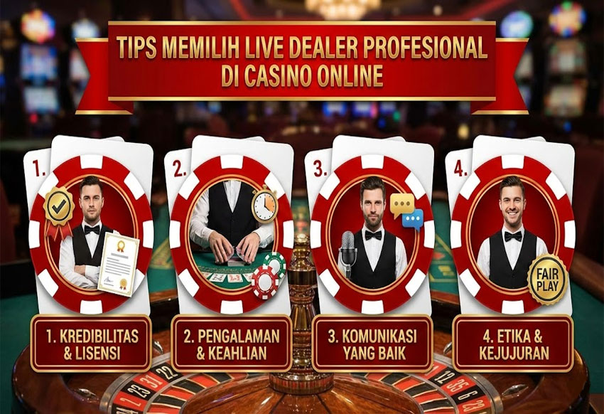 Tips Memilih Live Dealer Profesional di Casino Online